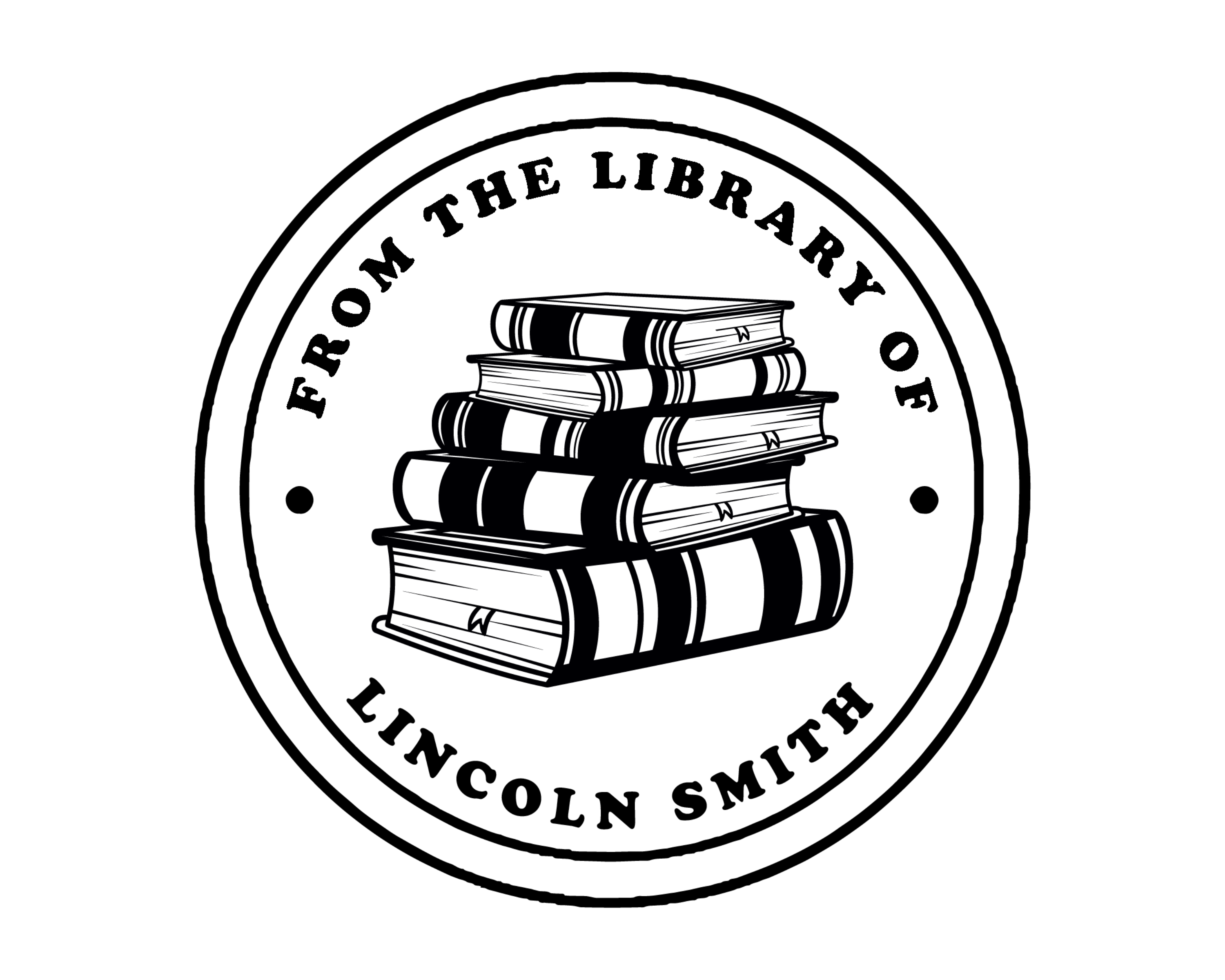 Book Themed Self Inking Stamps