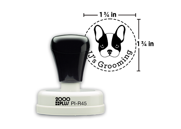 Custom Logo Stamp |   2000 Plus® PI R45 Pre-inked Stamp