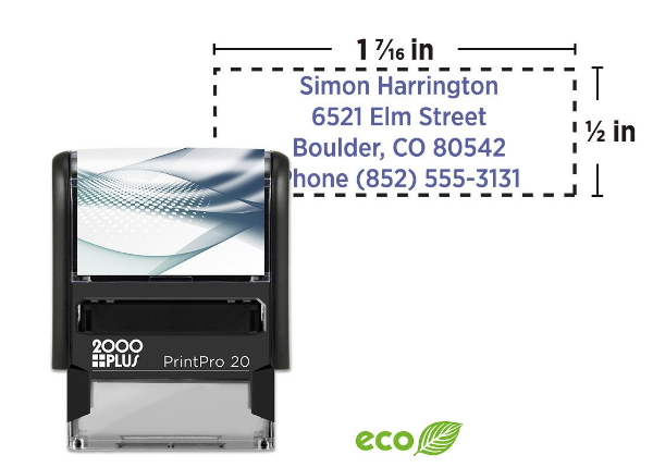 Custom Logo Stamp |    2000 Plus® PrintPro™ 20 Self-Inking Stamp