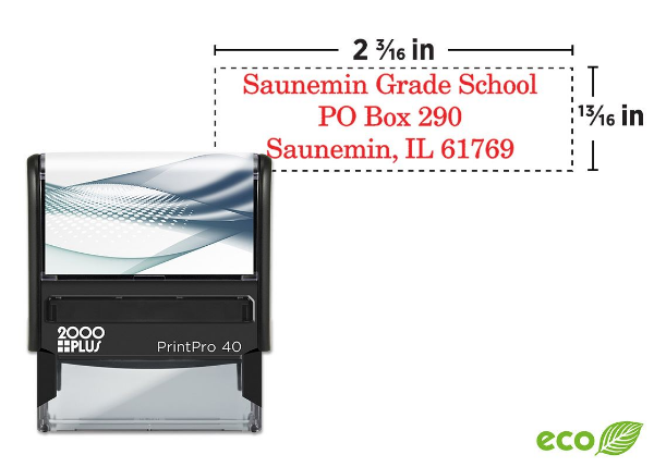 Custom Logo Stamp | 2000 Plus® PrintPro™ 40 Self-Inking Stamp