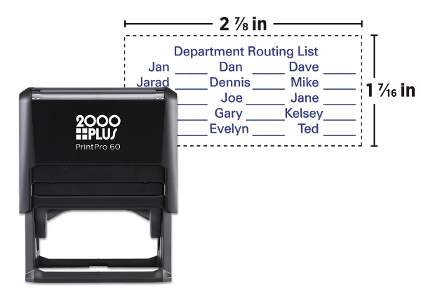 Custom Logo Stamp |  2000 Plus® PrintPro™ 60 Self-Inking Stamp