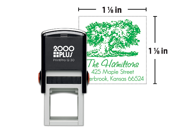 Custom Logo Stamp |  2000 Plus® PrintPro™ Q30 Self-Inking Square Stamp