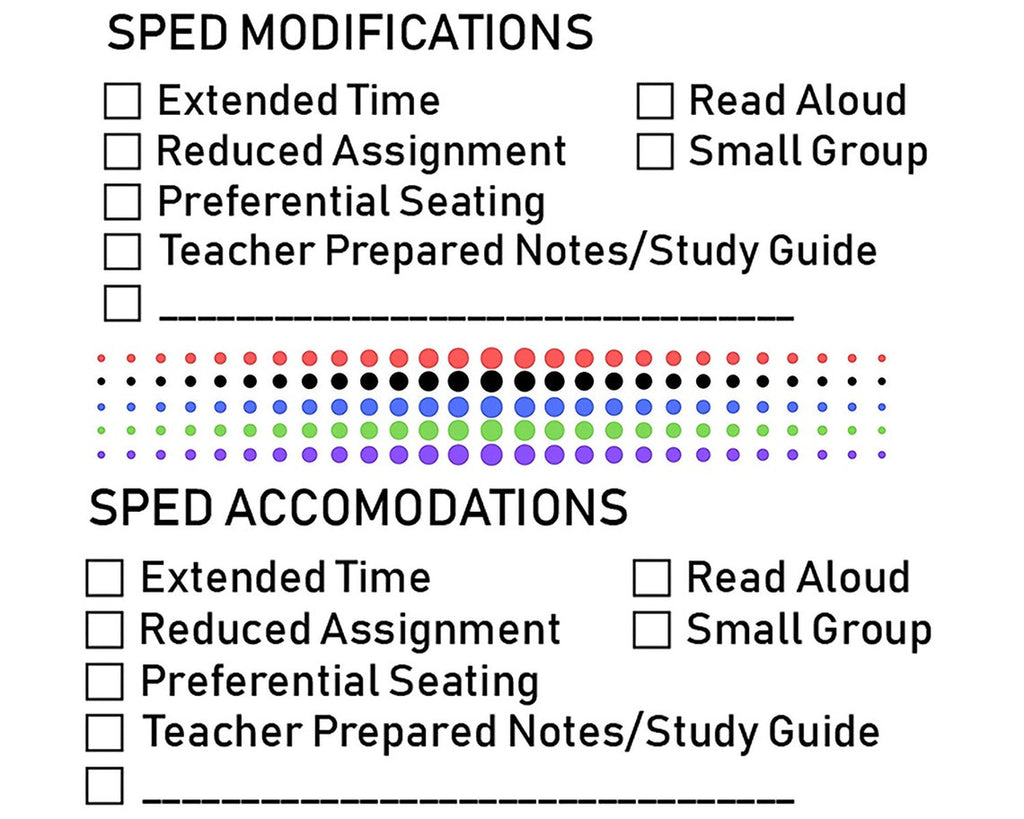 Wood Handle Teacher Stamps | SPED