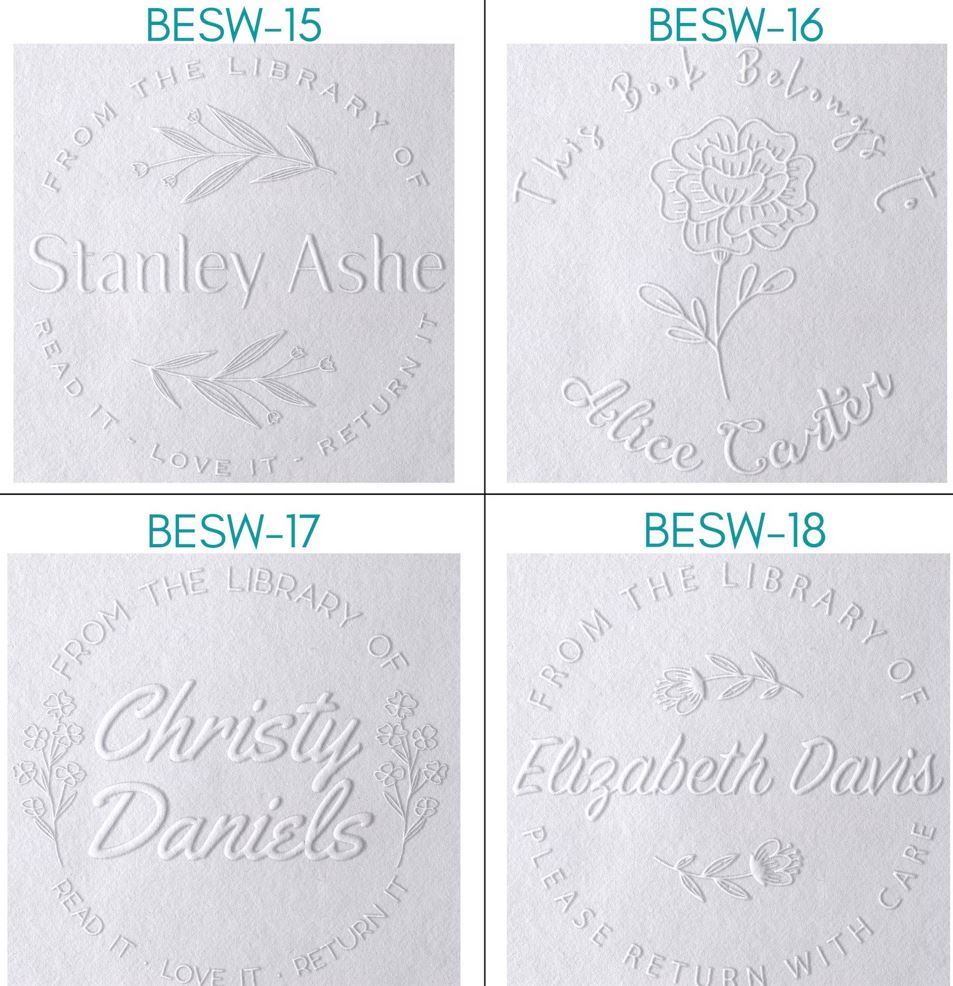 Address Embosser Stamps | BESW J