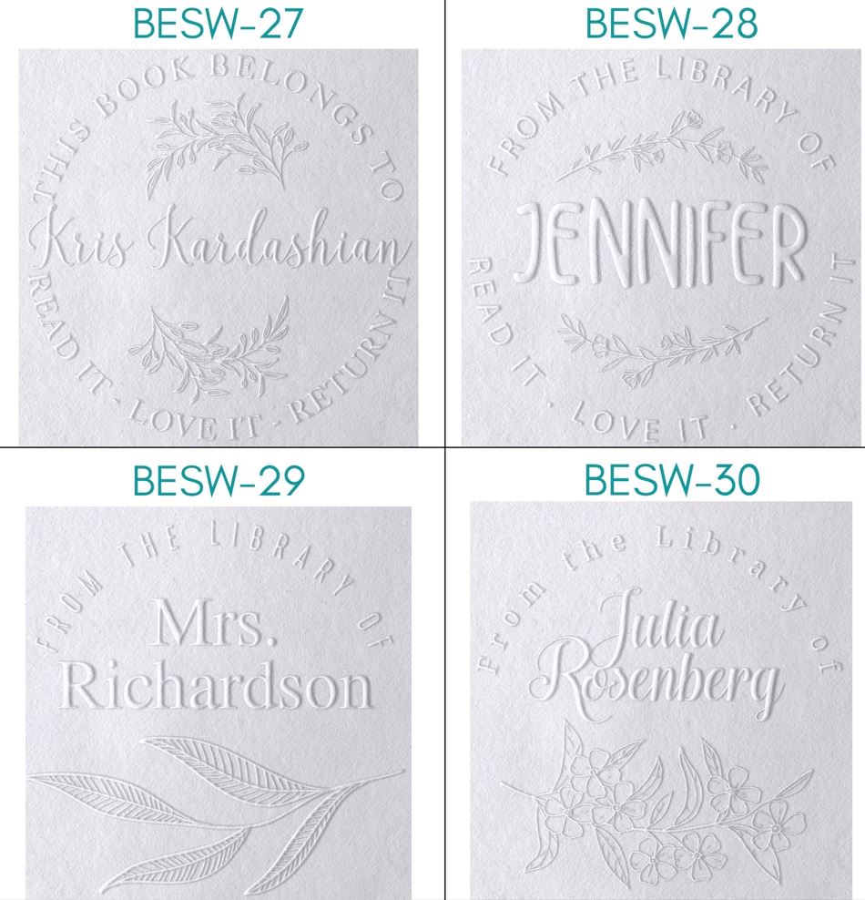 Address Embosser Stamps | BESW J