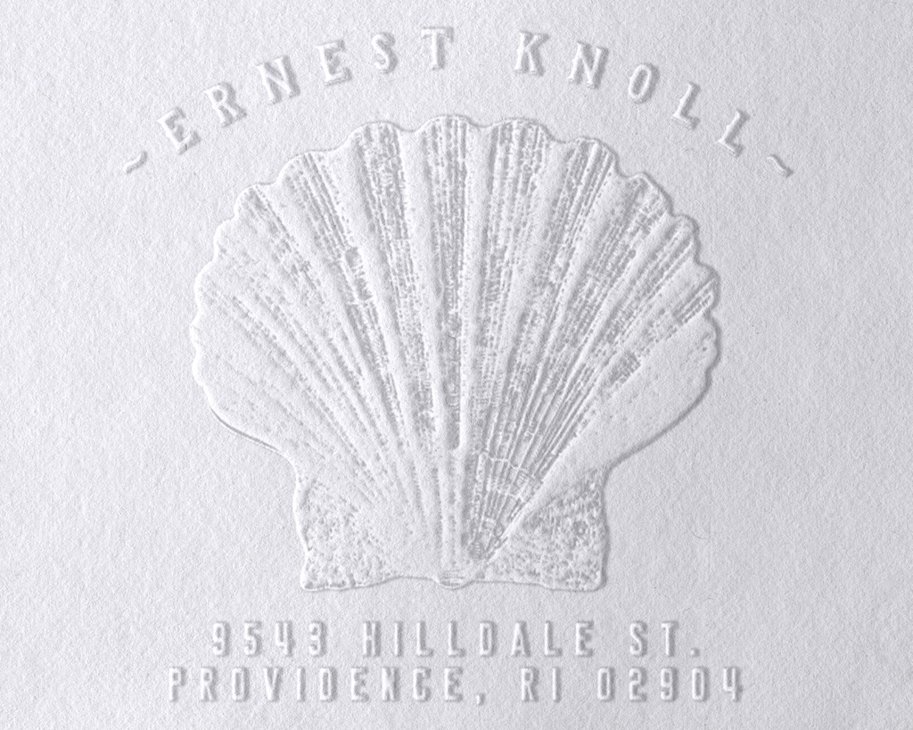 Beach Personalized Book Embosser - A1D-2