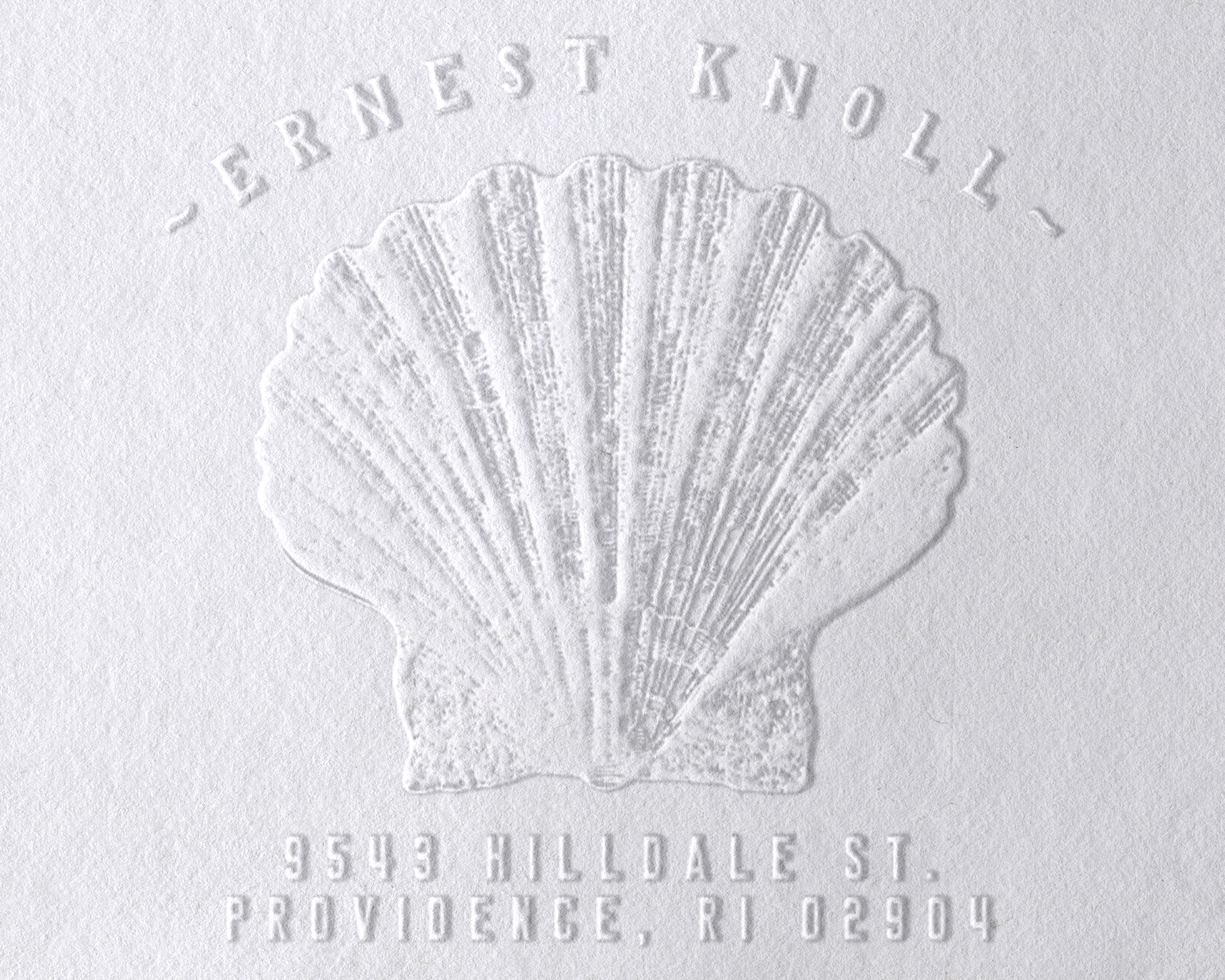 Beach Personalized Book Embosser - A1D-2