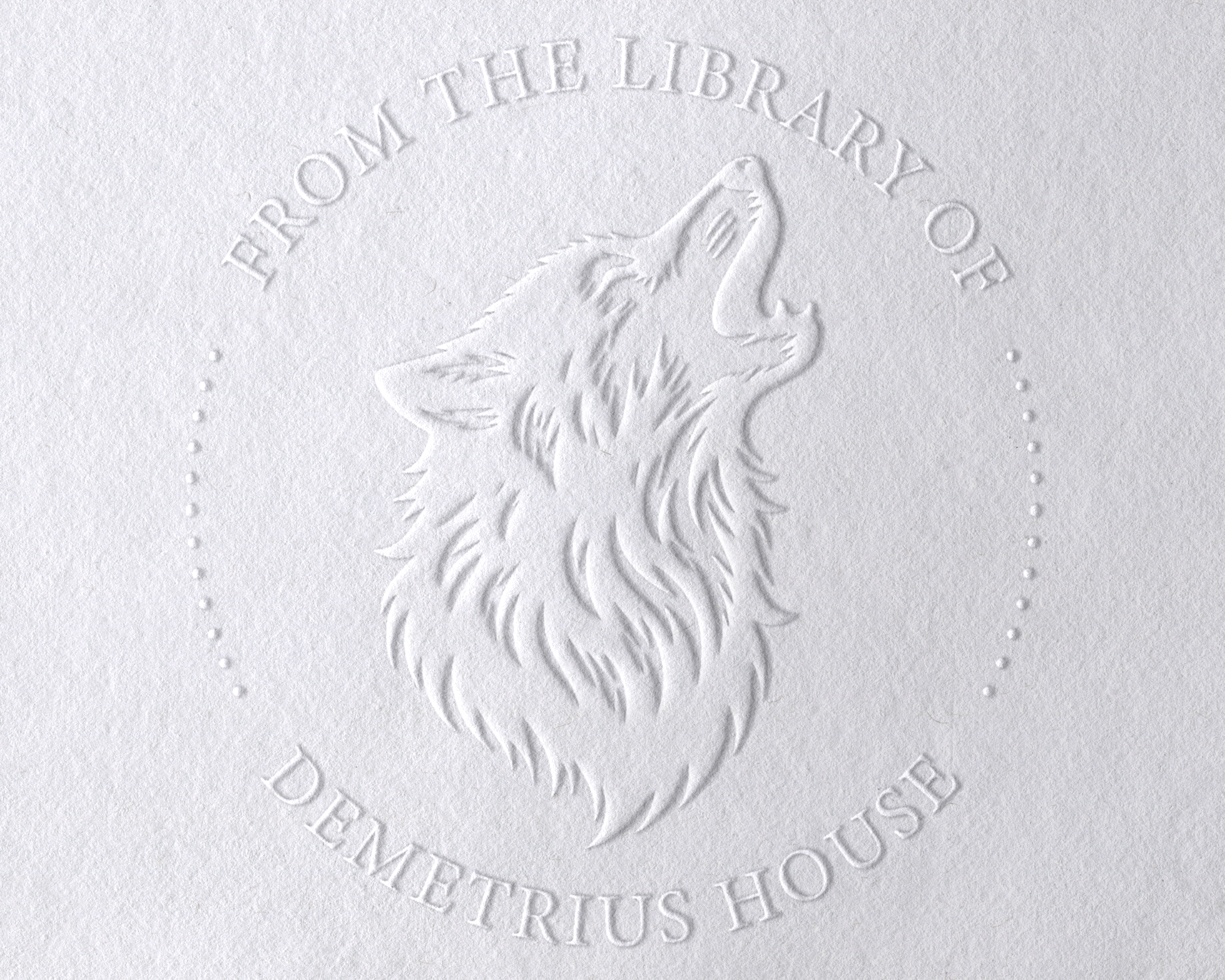 Animal Themed Personalized Book Embosser - ABC-23