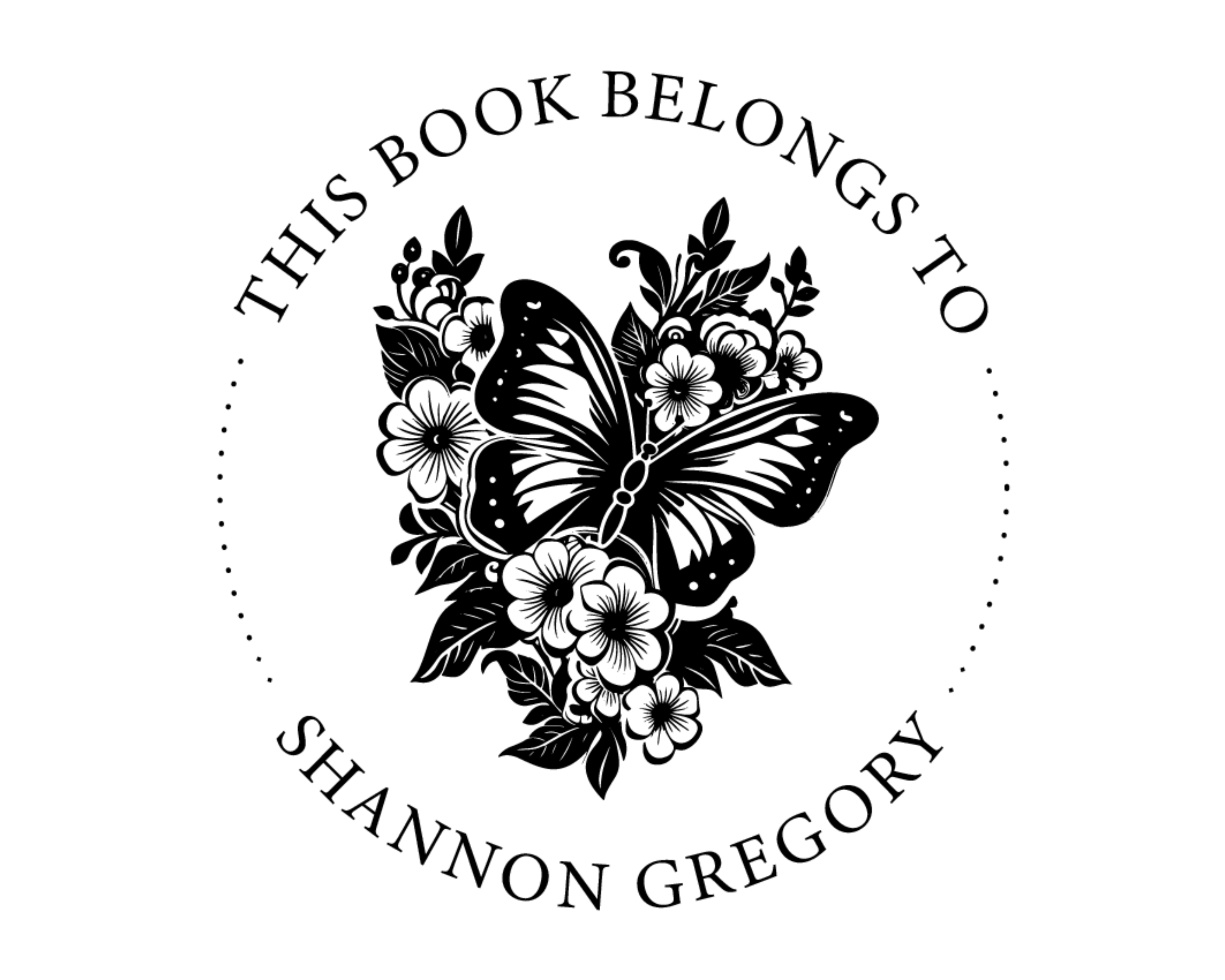 Personalized Book Self Ink Stamp - ABC-65