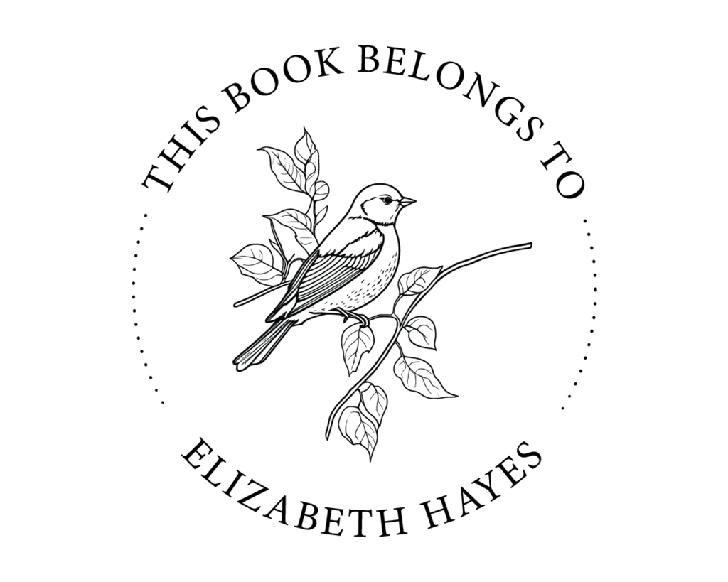 Personalized Book Self Ink Stamp - ABC-68