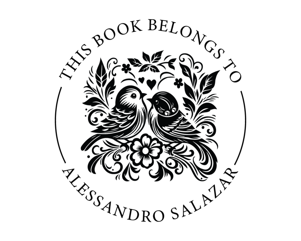 Personalized Book Self Ink Stamp - ABC-69