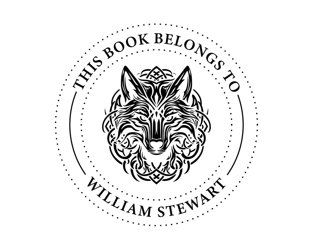 Personalized Book Self Ink Stamp - ABC-76