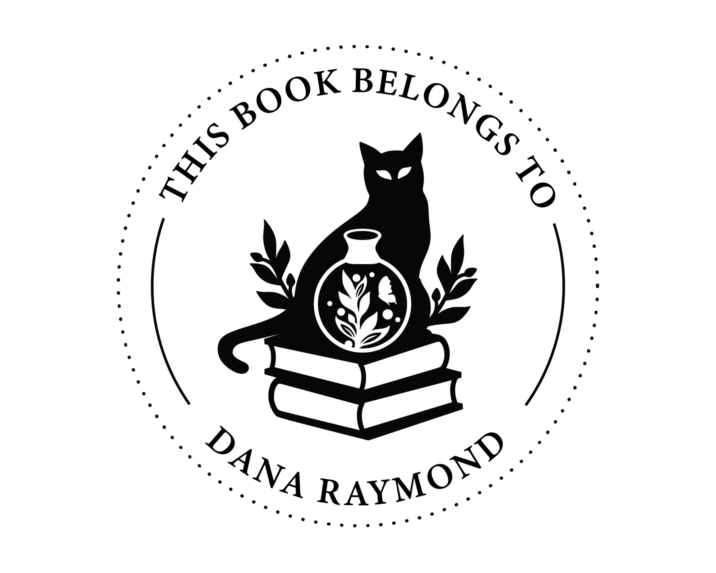 Personalized Book Self Ink Stamp - ABC-77