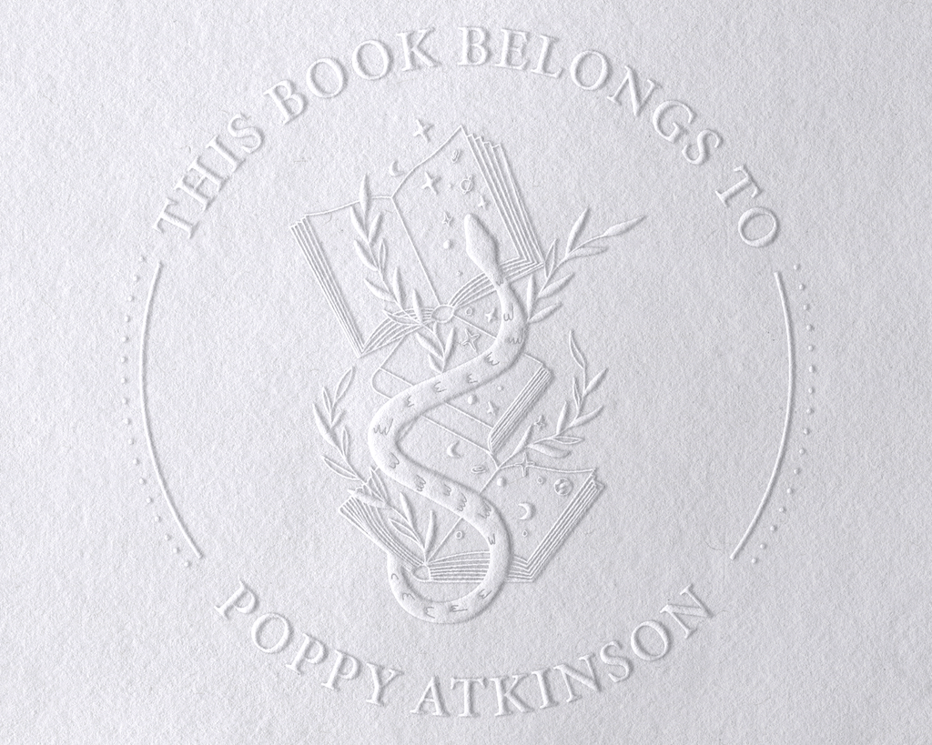 Animal Themed Personalized Book Embosser - ABC-78