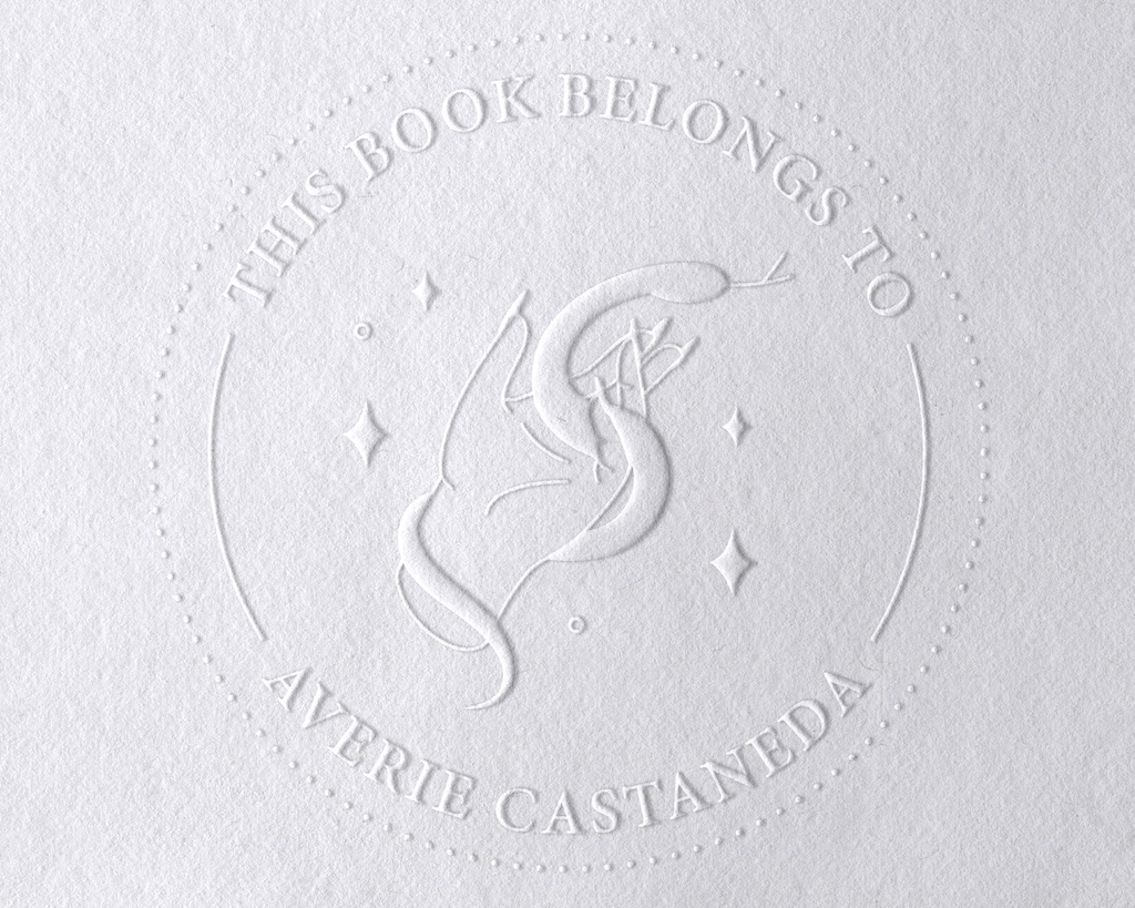 Animal Themed Personalized Book Embosser - ABC-90