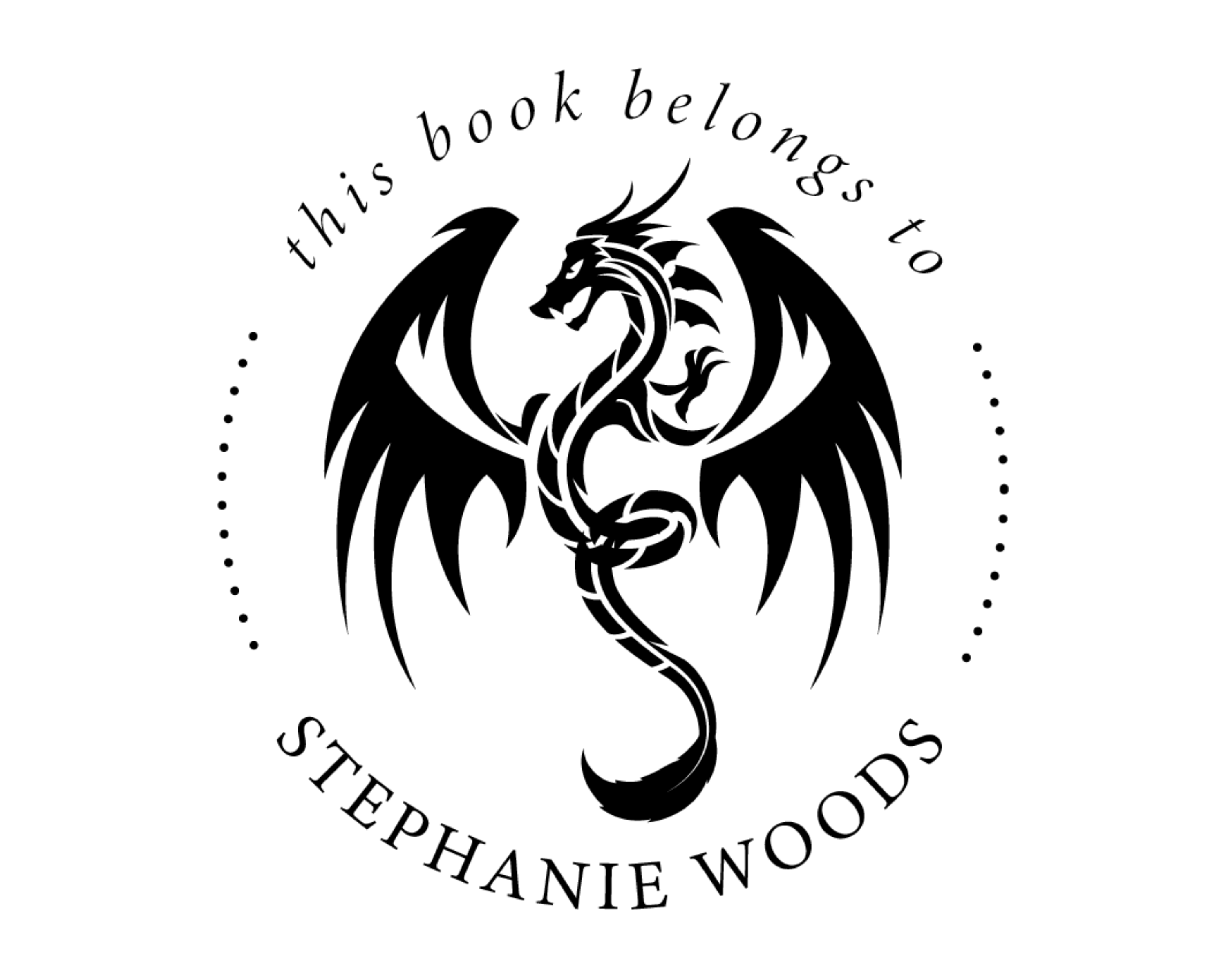 Personalized Book Wooden Handle Stamp - ABC-9