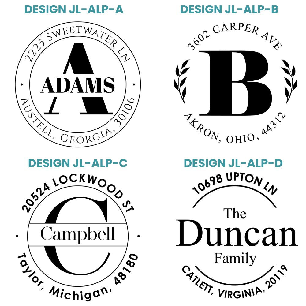 ALP Designs Address Stamps Collection