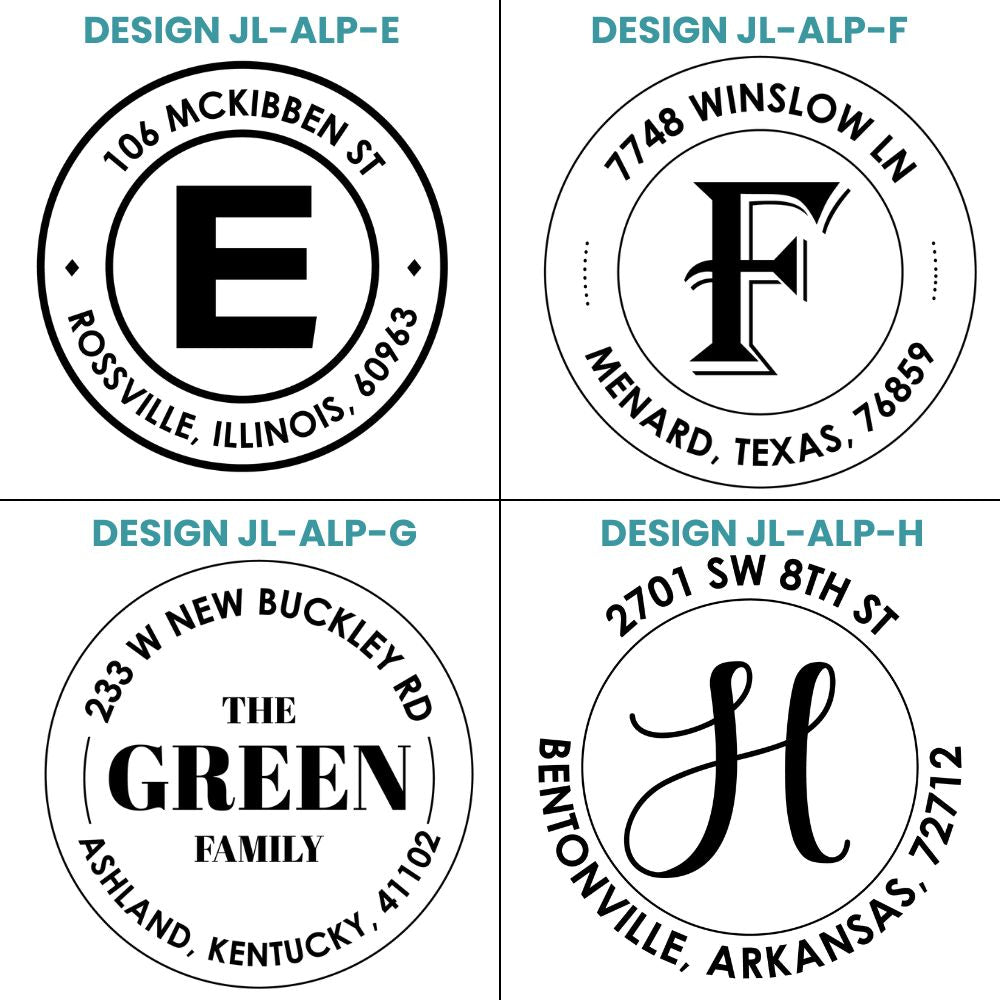 ALP Designs Address Stamps Collection