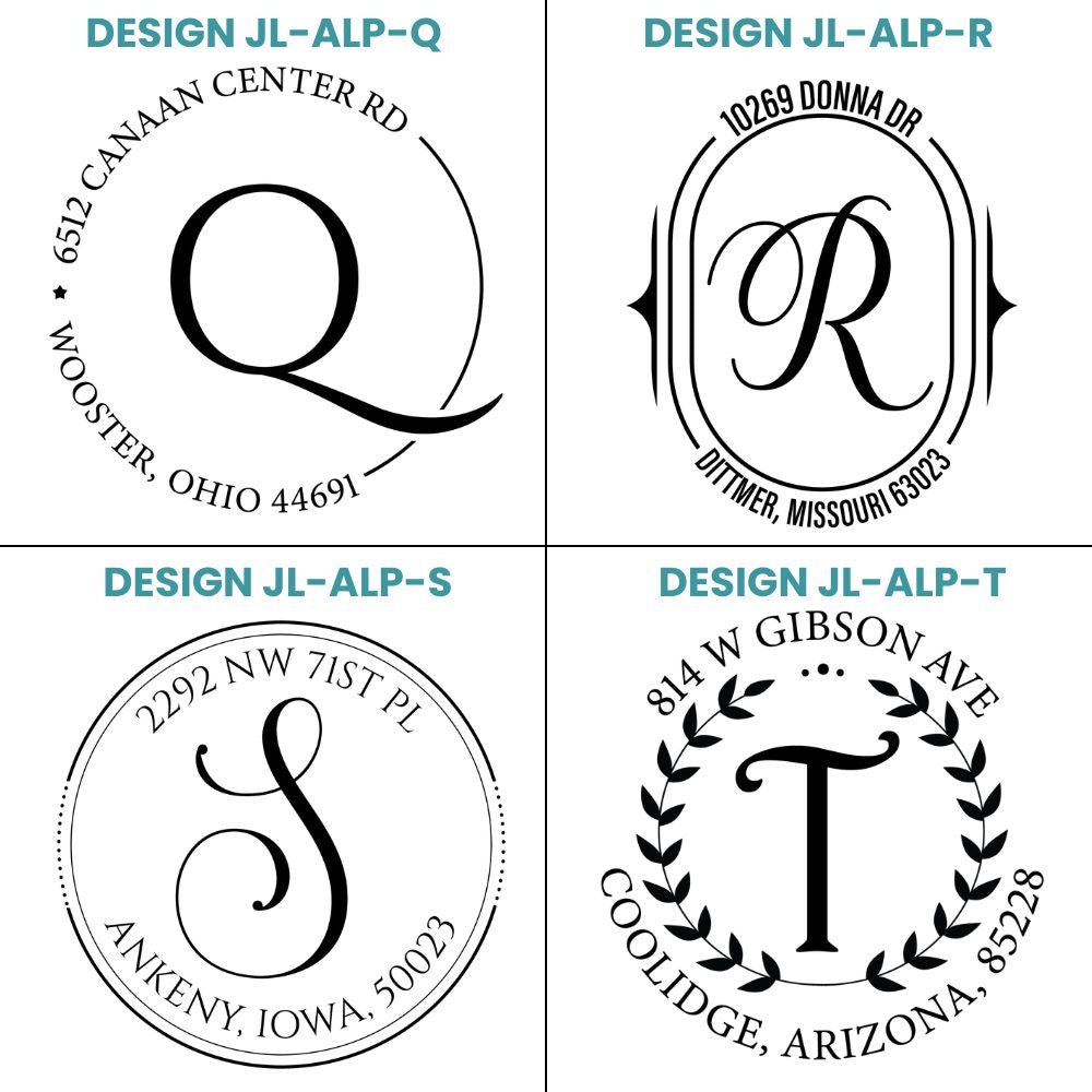 ALP Designs Address Stamps Collection