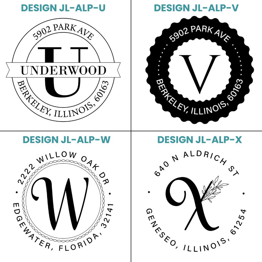 ALP Designs Address Stamps Collection