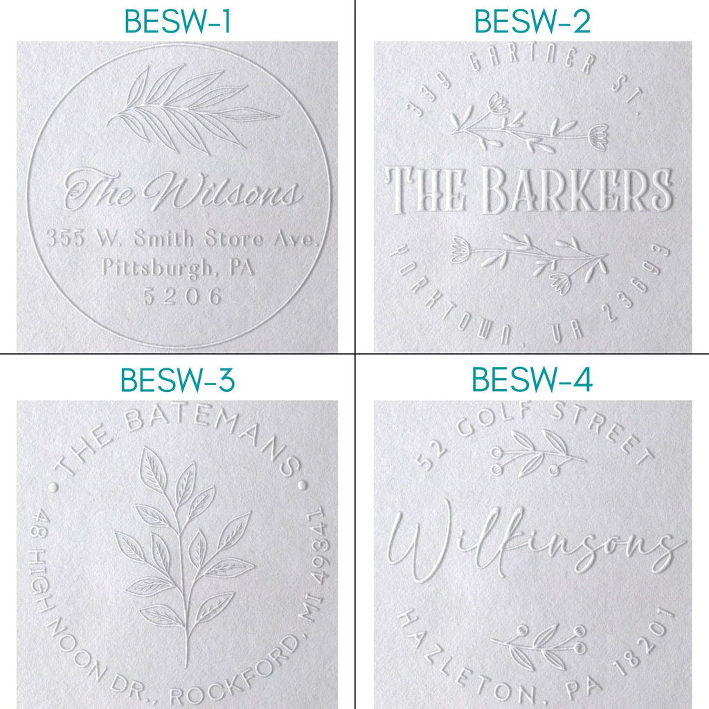 Address Embosser Stamps | BESW J