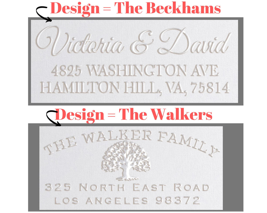 Address Envelope Embosser Stamps