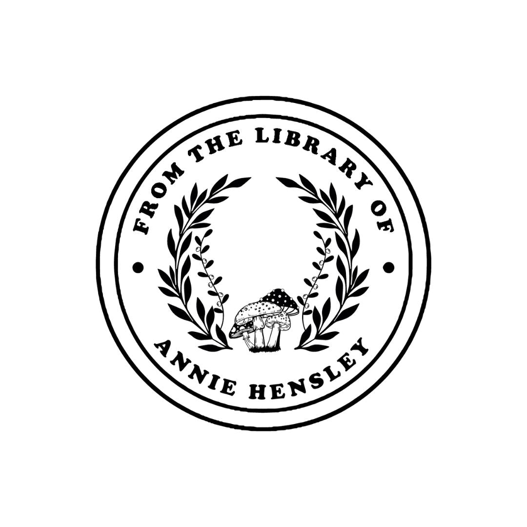 Annie Library Book Stamp