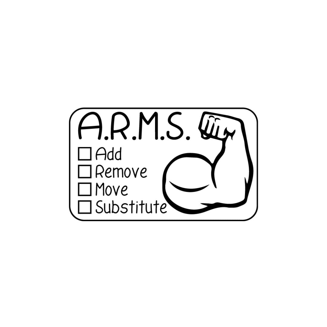 Strong Arm Rectangle Teacher Stamp