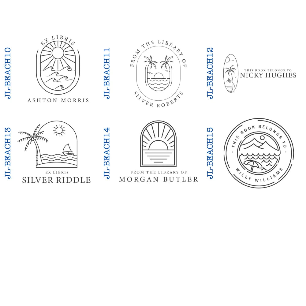 Beach Style Book Embossers