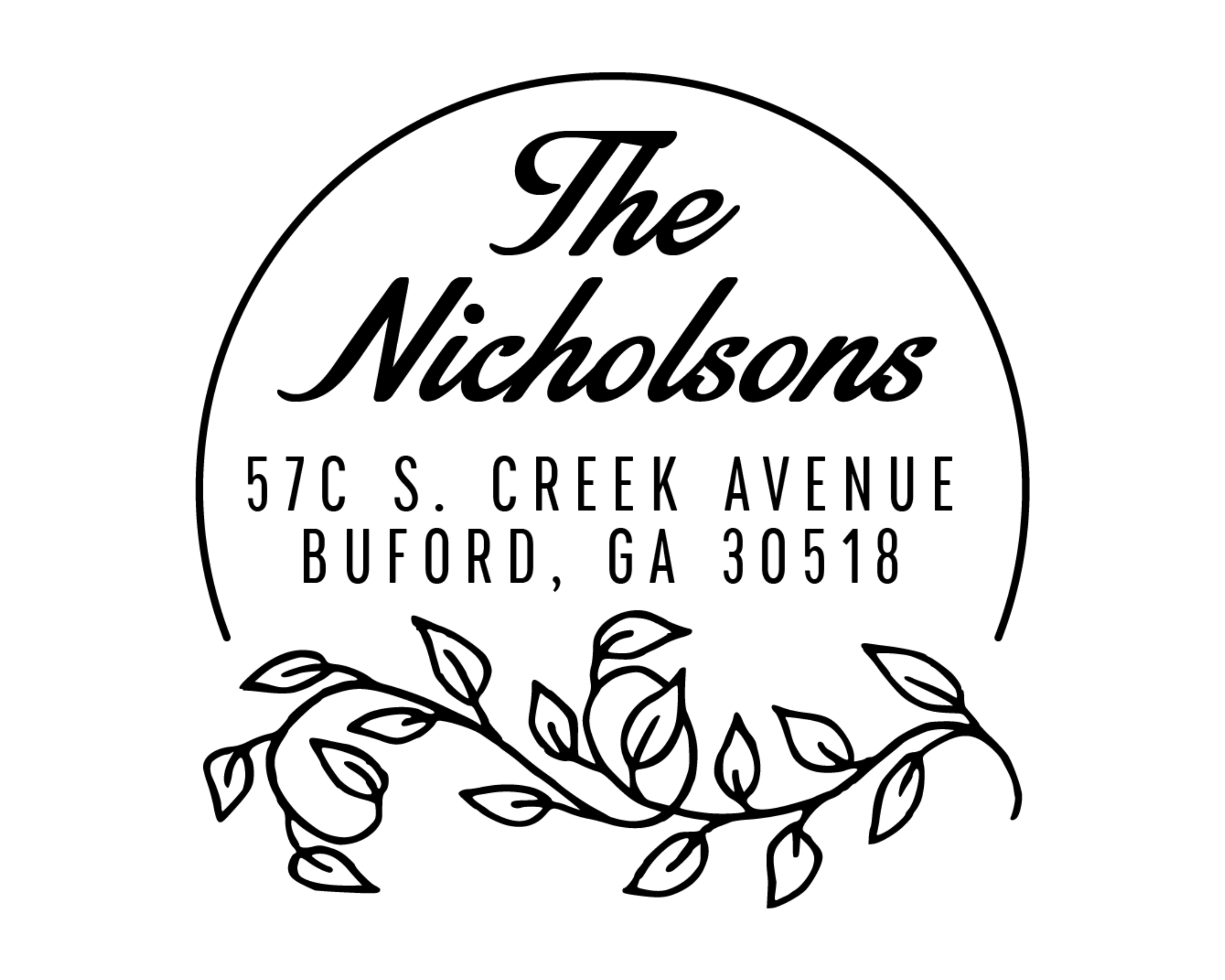 Personalized Book Stamp Wood Handle - BESW-14