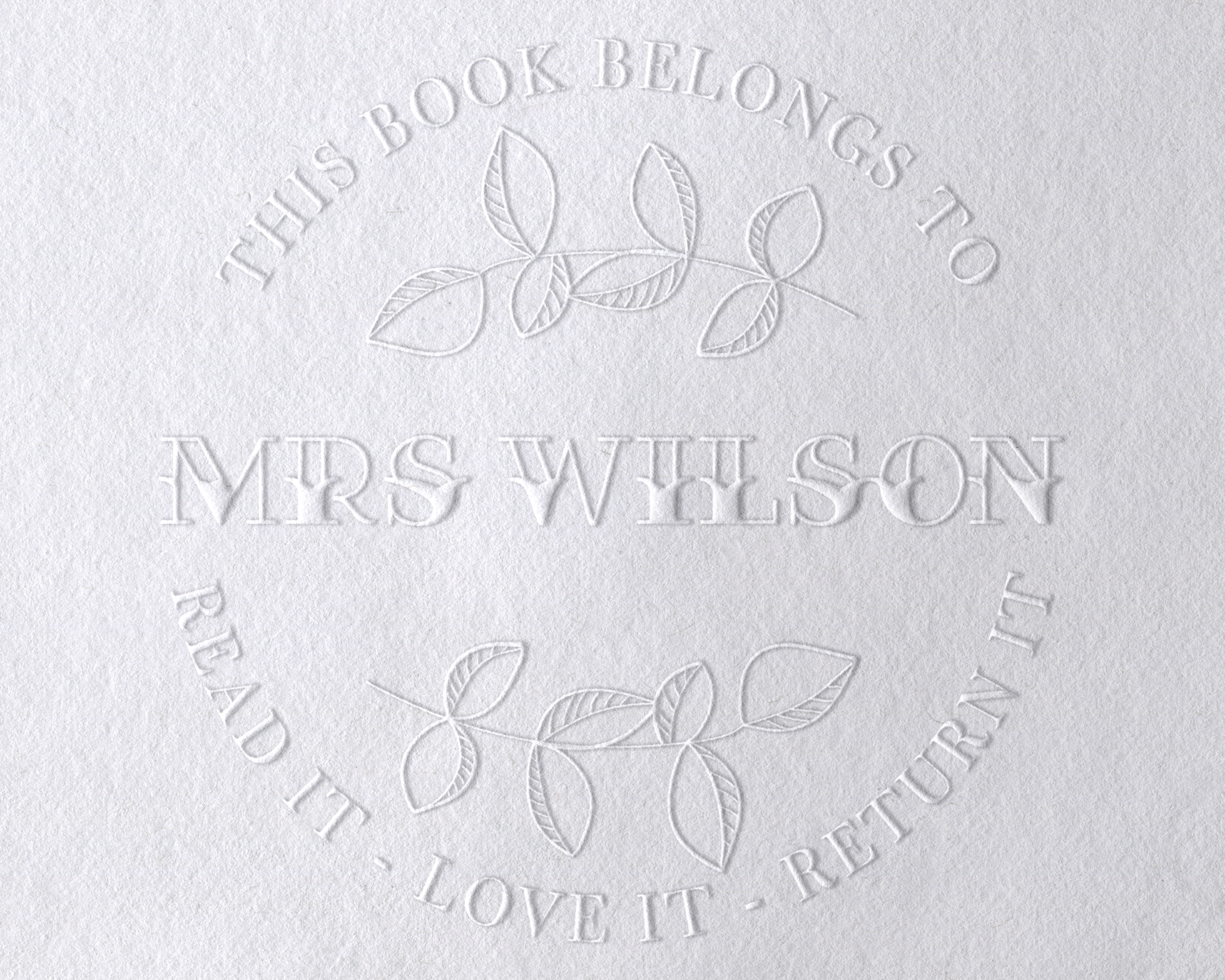 BESW-19 Personalized Book Embosser