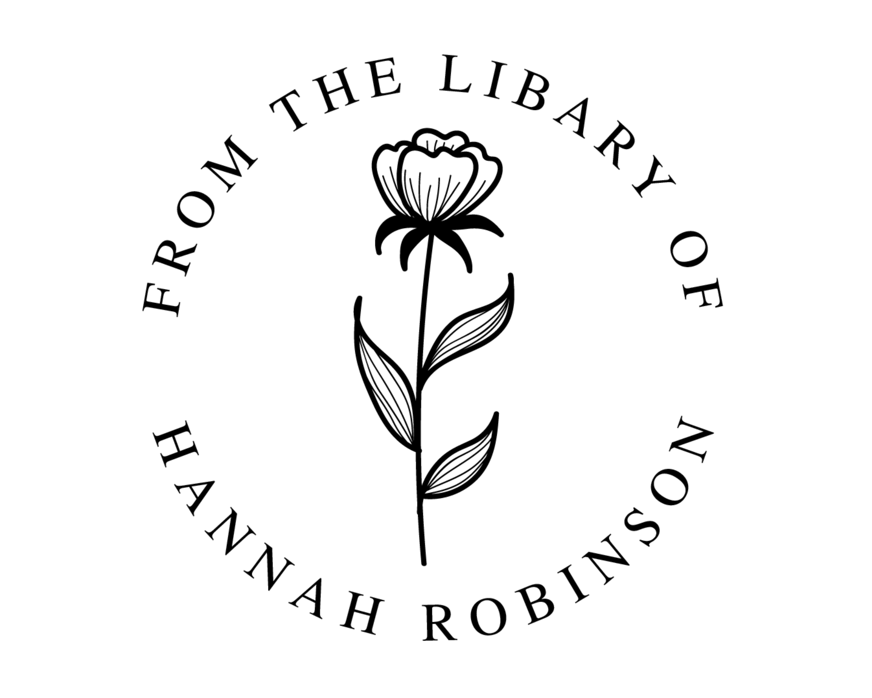 Personalized Book Stamp Self Inking - BESW-20