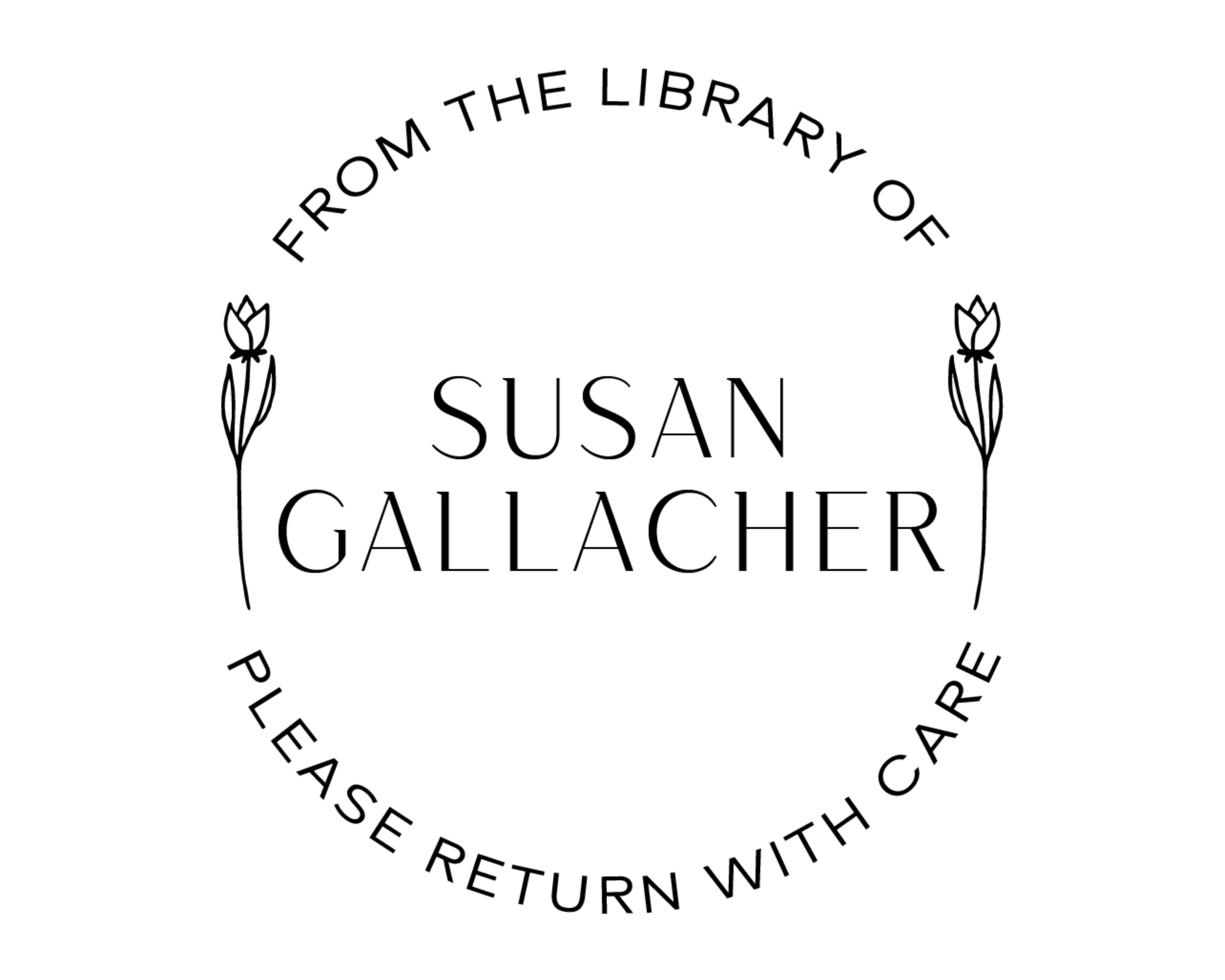 Personalized Book Stamp Self Inking - BESW-21