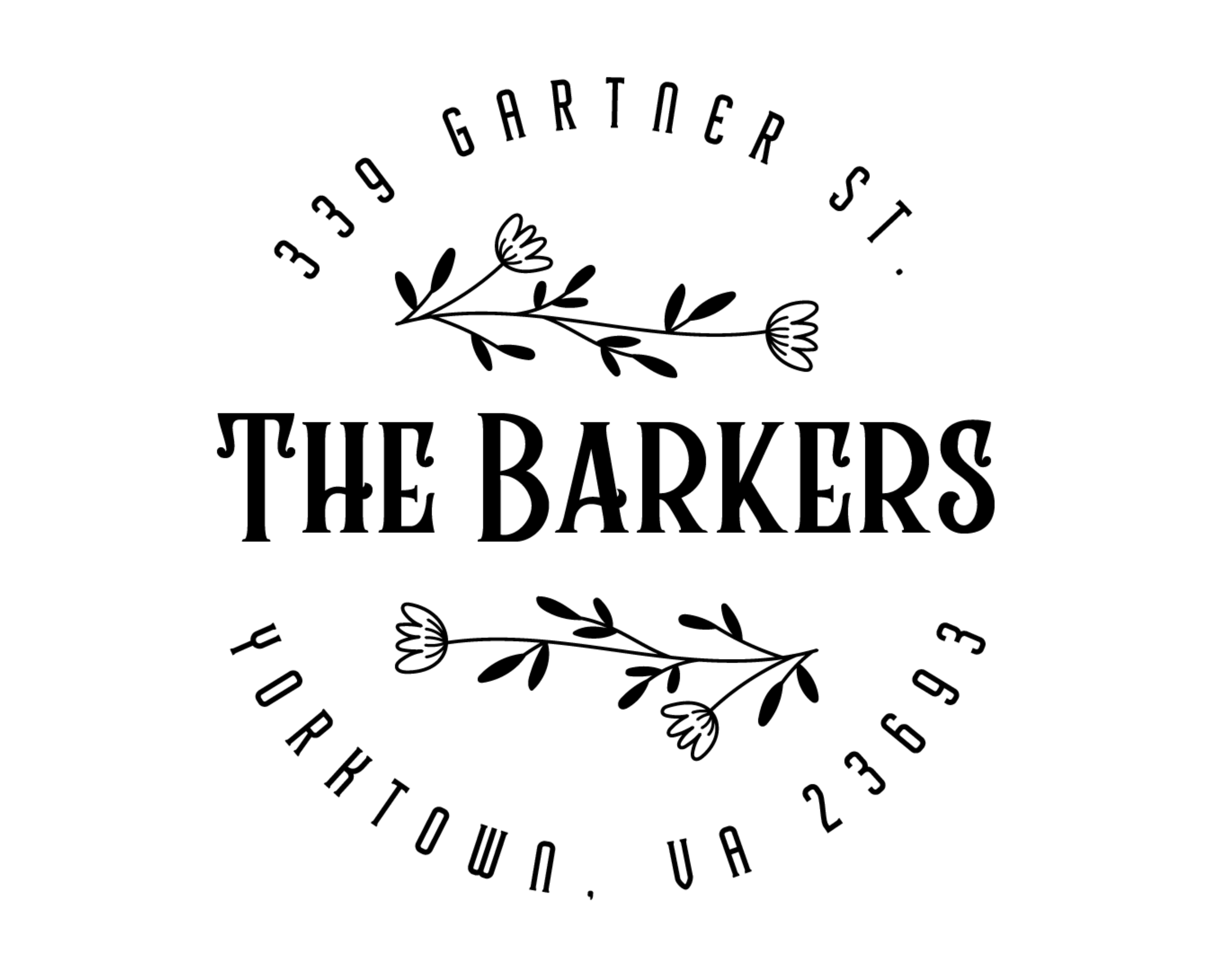 Personalized Book Stamp Wood Handle - BESW-2