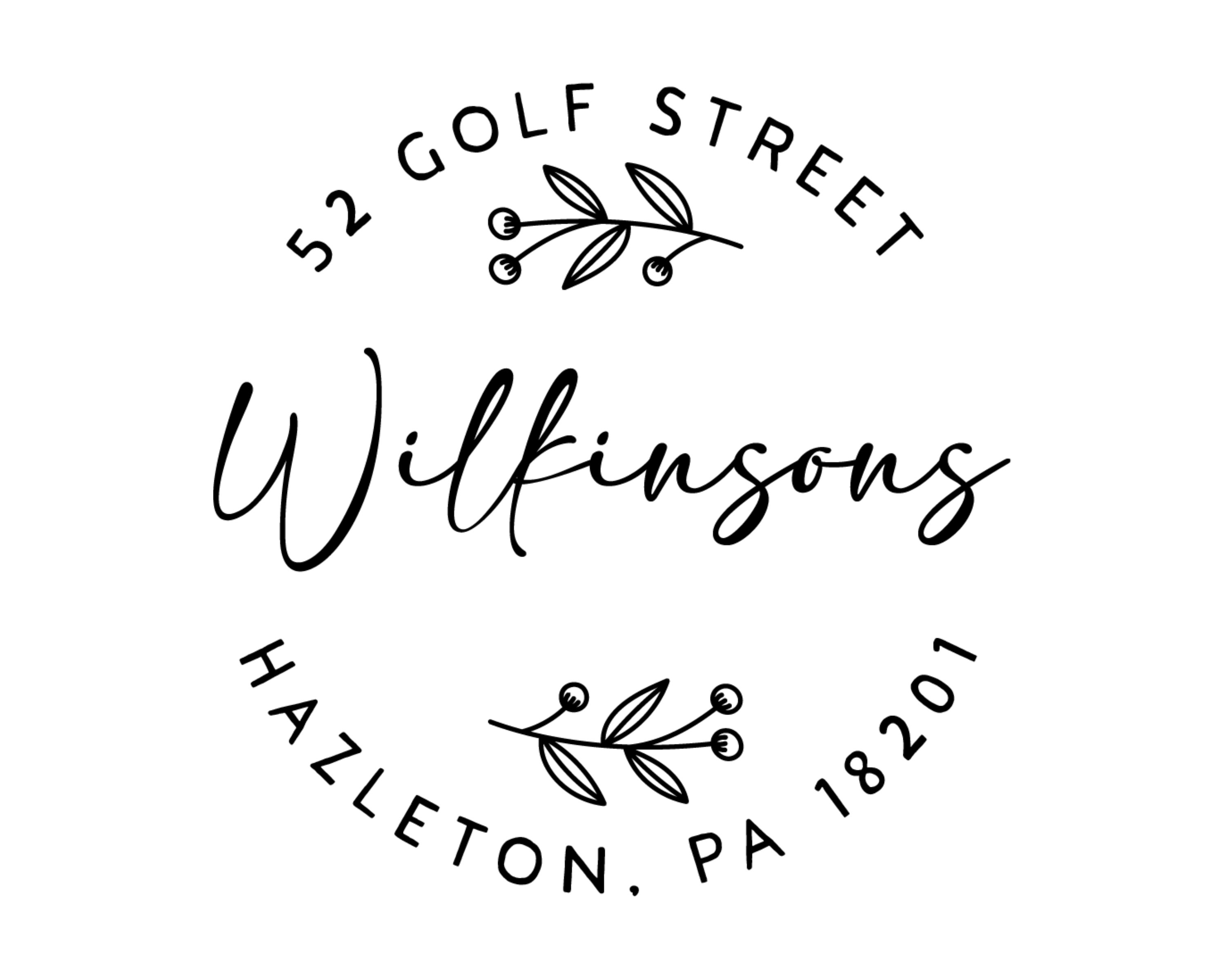 Personalized Book Stamp Wood Handle - BESW-4