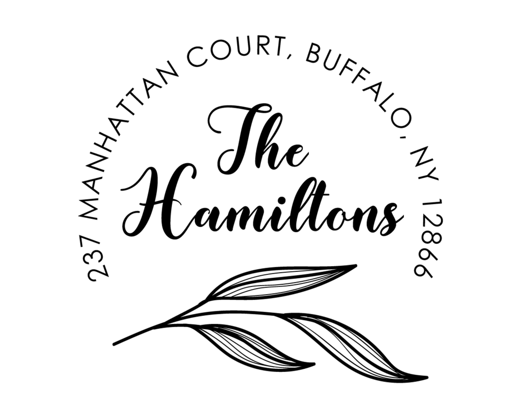 Personalized Book Stamp Wood Handle - BESW-8