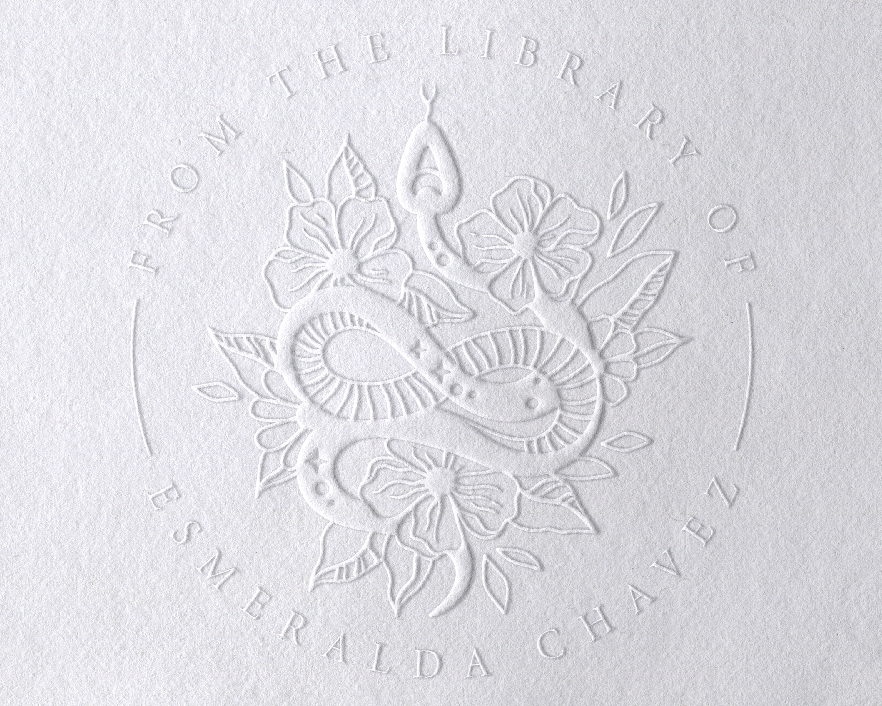 Animal Themed Personalized Book Embosser - BS15