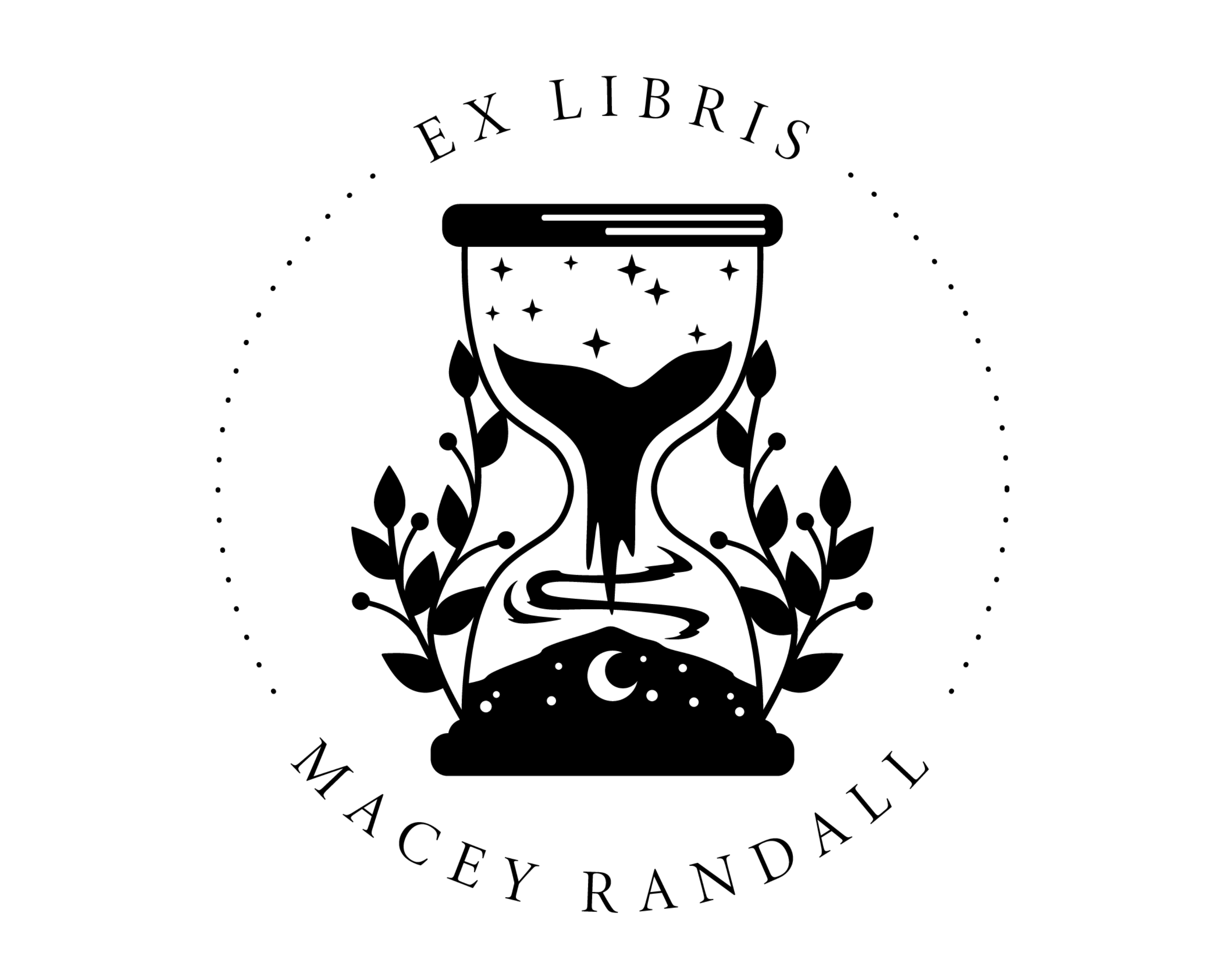 Personalized Book Wooden Handle Stamp - BS29