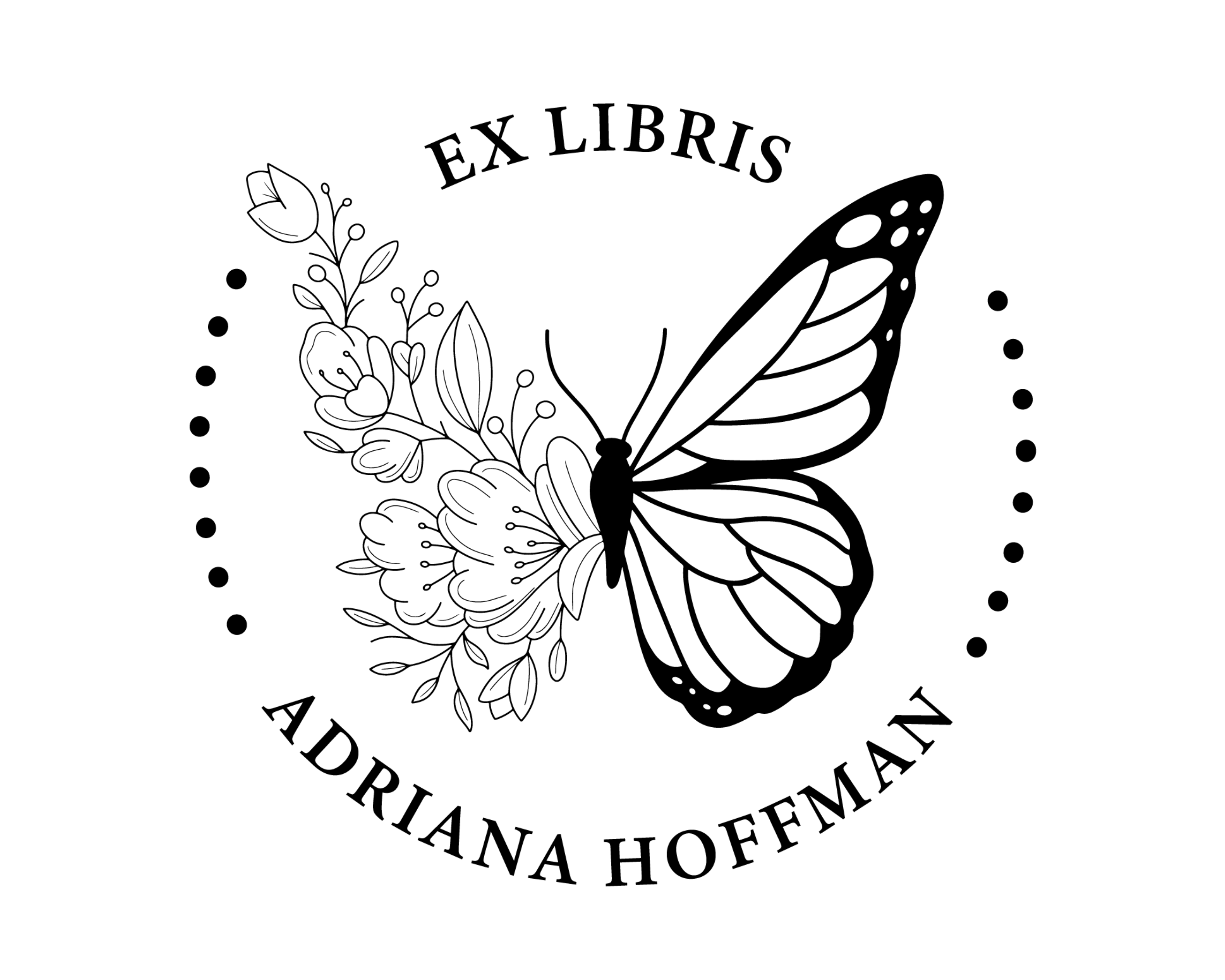 Personalized Book Self Ink Stamp - BS2