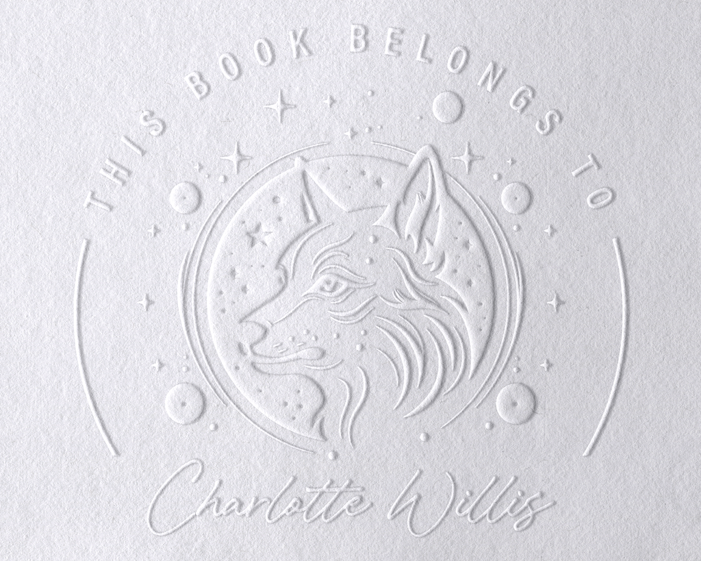 Animal Themed Personalized Book Embosser - BS35