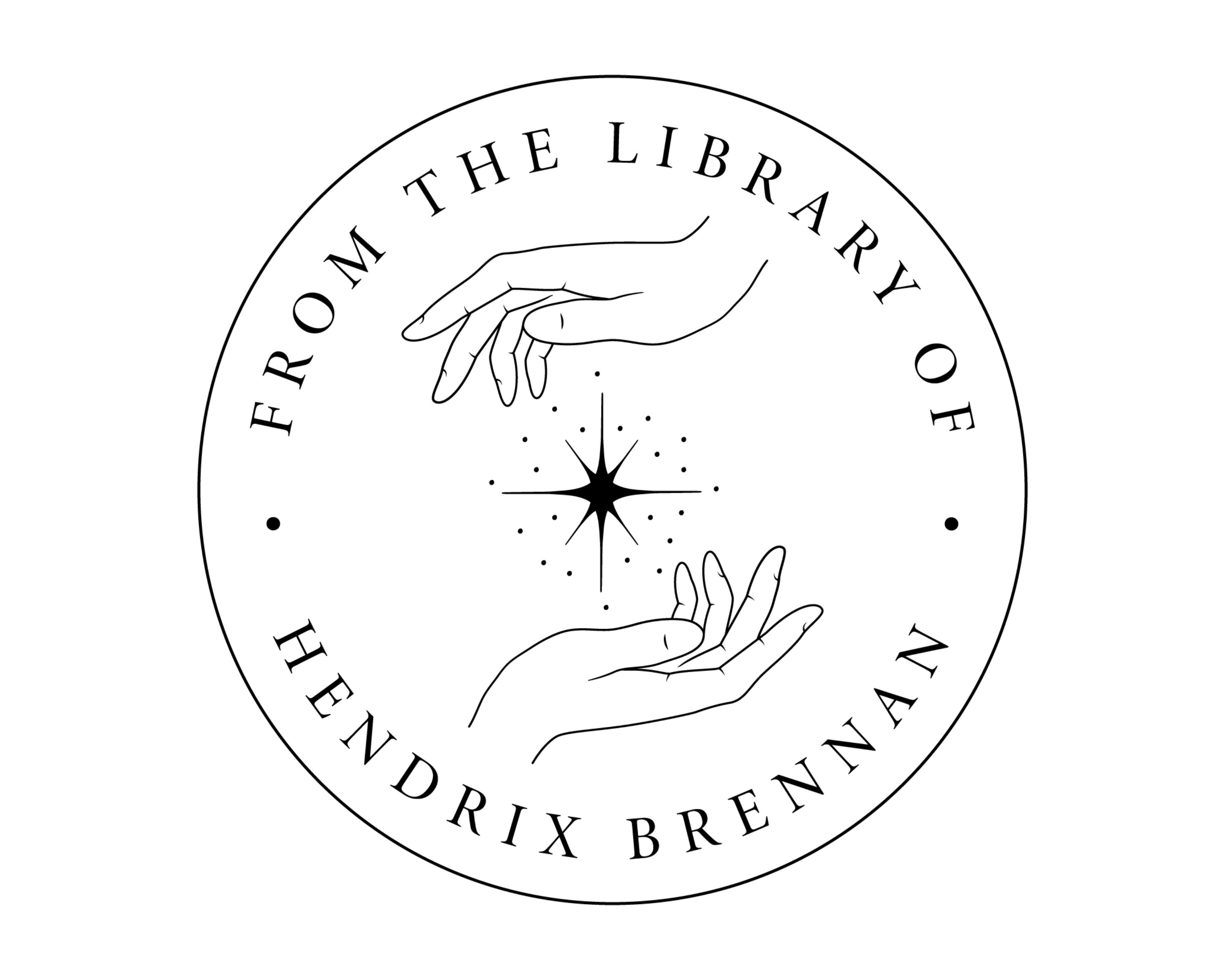 Personalized Book Self Ink Stamp - BS6