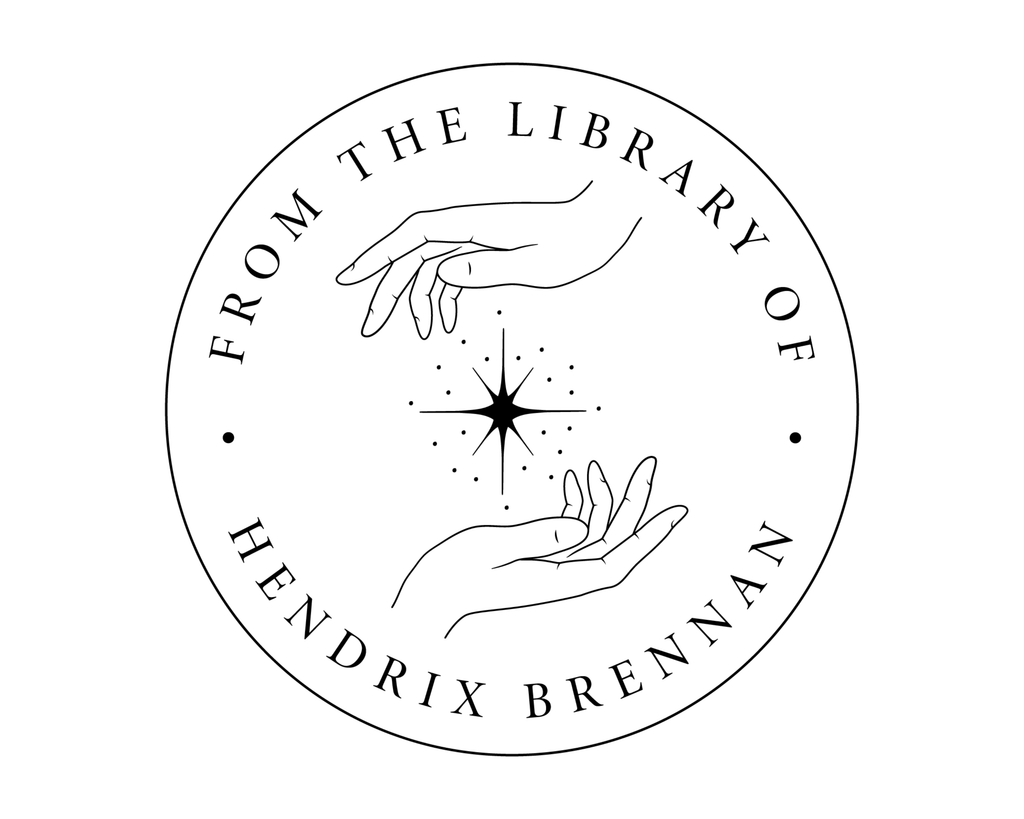 Personalized Book Wooden Handle Stamp - BS6