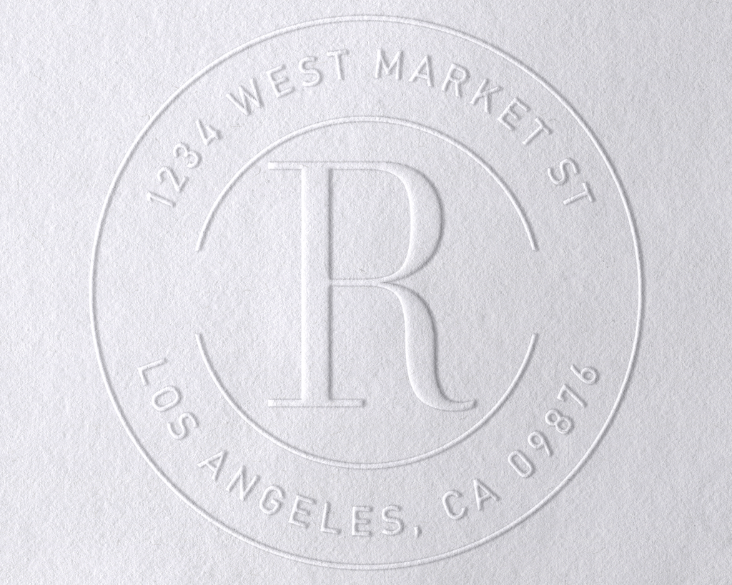 Personalized Book Embosser - BasicMonogram3