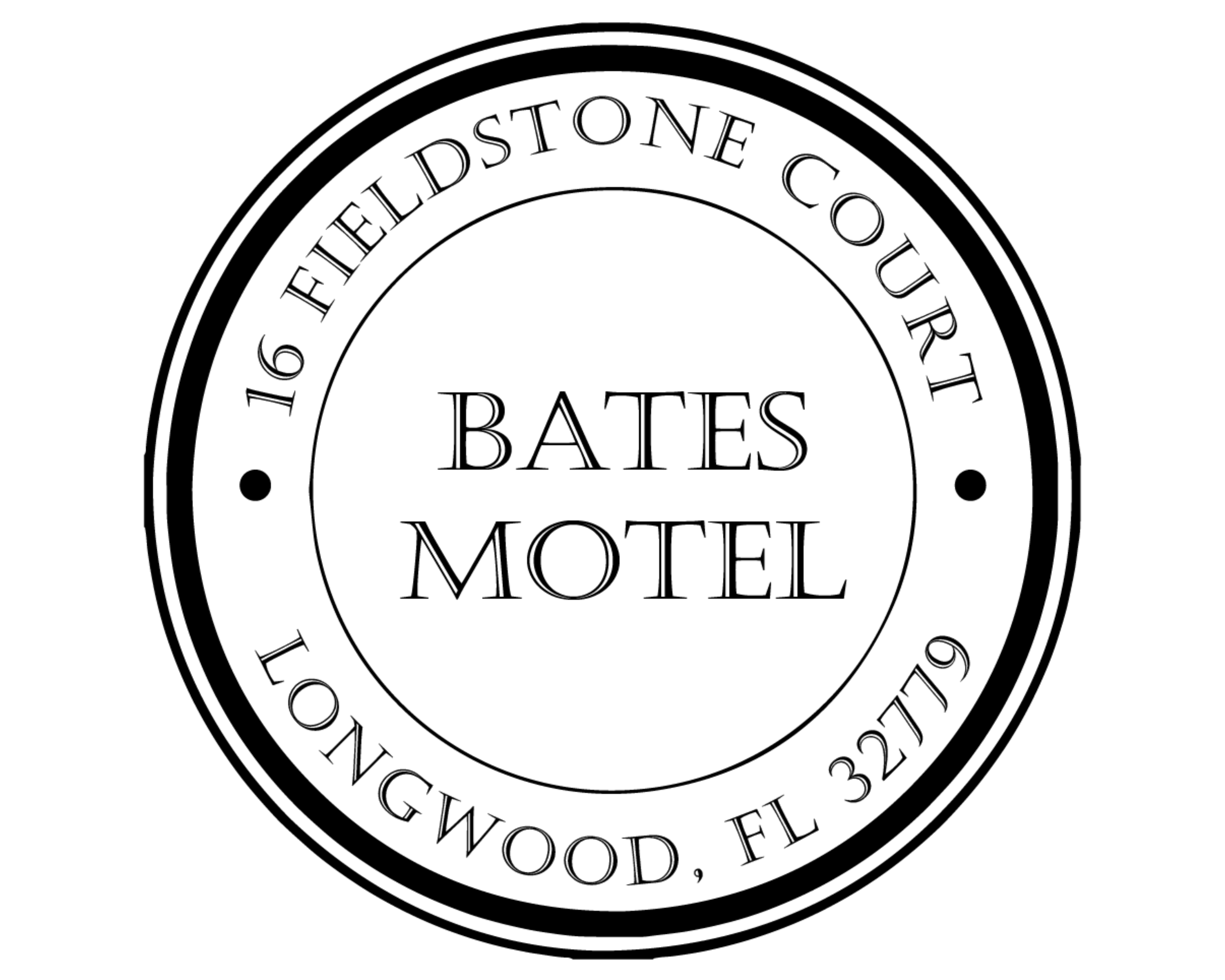 Personalized Book Stamp Wood Handle - Bates