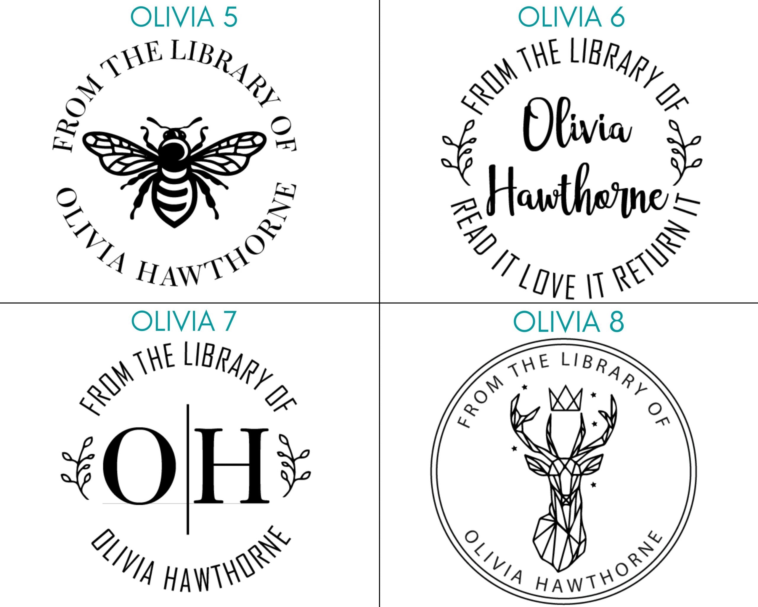 Popular Book Embosser Stamp Designs