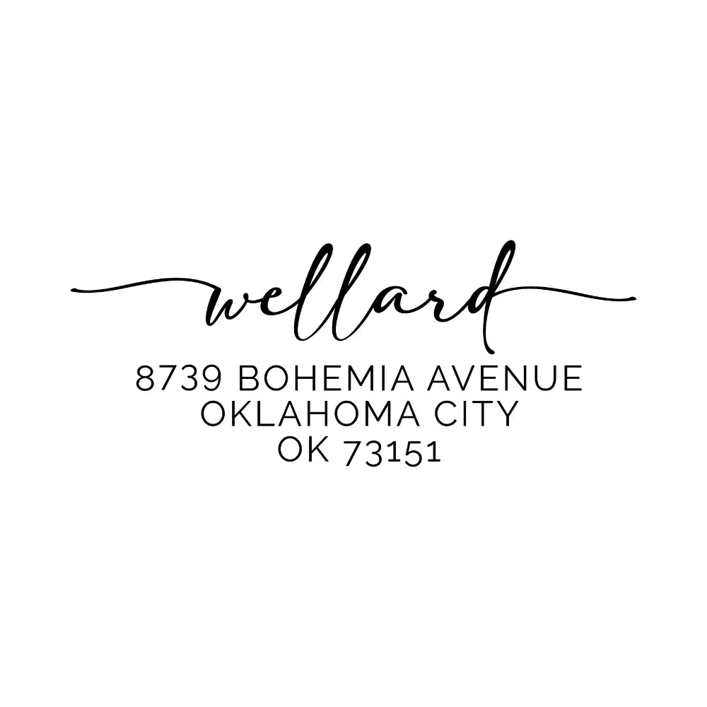 Self Inking Return Address Stamps | Calligraphy