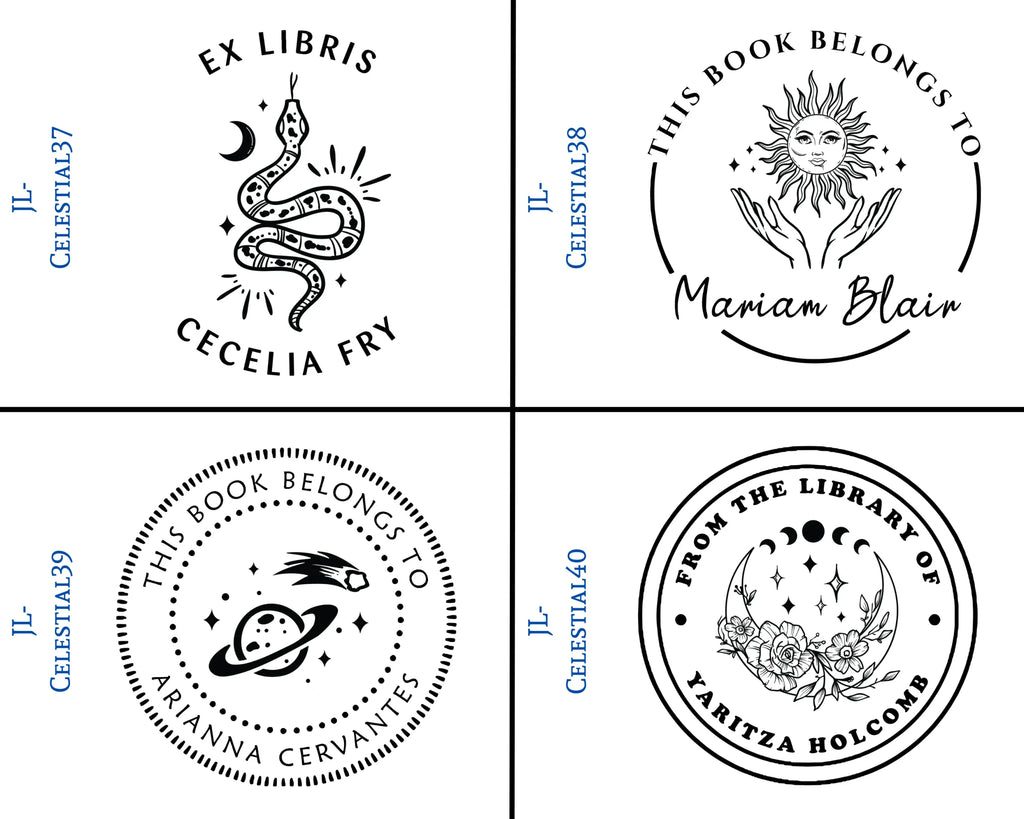 Celestial Style Book Stamps