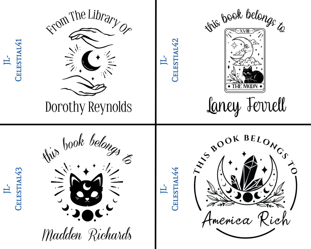 Celestial Style Book Stamps