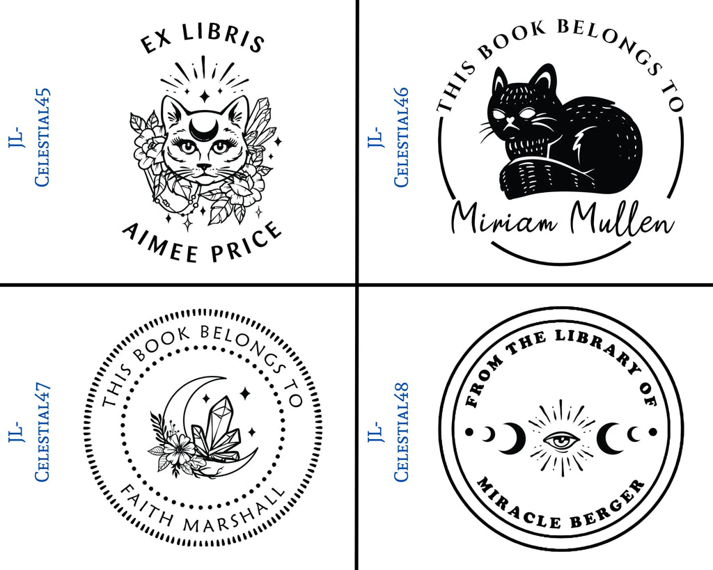 Celestial Style Book Stamps