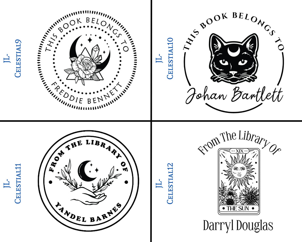 Celestial Style Book Stamps